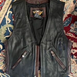 Harley-Davidson Black Leather Vest
